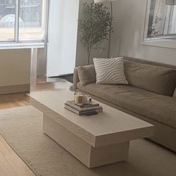 West Elm Pedestal Coffee Table