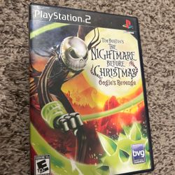 The Nightmare Before Christmas : Oogie’s Revenge For Ps2 CIB