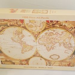 Jigsaw Art Puzzle Historical World Map 1000 pc 50x75 cm Tomax 100-108 Globe