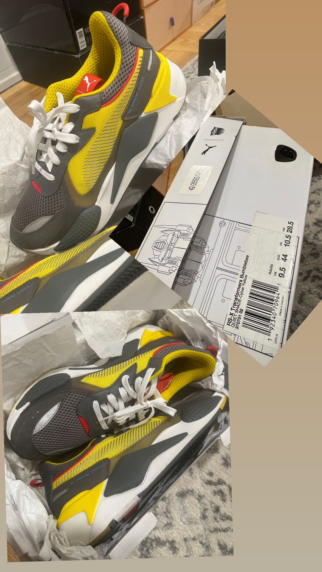 Puma RS-X Transformers Bumblebee