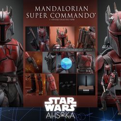 Hot Toys Star Wars The Clone Wars Mandalorian Super Commando Marvel Dc 1/6 Scale