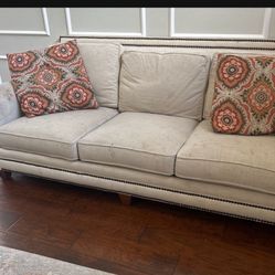 Mayo Furniture Couch w Nail Head Studs