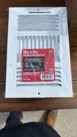 10x6 Ceiling And Wall  Register 