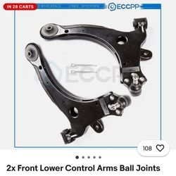 2x Front Lower Control Arms Ball Joints For Chevy Impala Monte Carlo Buick Regal