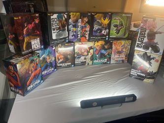 Dragon Ball Z/Super Banpresto Figure Lot - 13 Boxed Figures - $400 Wholesale