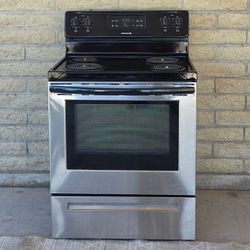 FRIGIDAIRE STAINLESS COIL TOP ELECTRIC RANGE 5.3 cu ft OVEN STOVE HOME KITCHEN MAJOR APPLIANCE