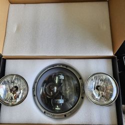Headlights, for Harley Davidson touring model. $50