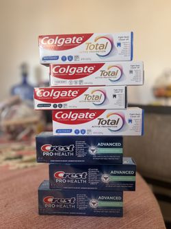 Toothpastes 2 EACH$$