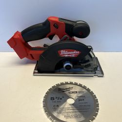 Milwaukee M18 FUEL 18V Lithium-Ion Brushless Cordless Metal Cutting 5-3/8 in. Circular Saw (Tool-Only) w/ Metal Saw Blade