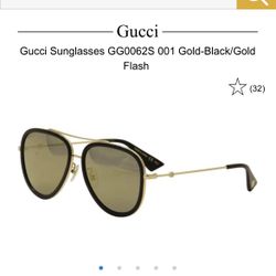 Gucci Sunglasses With Case 