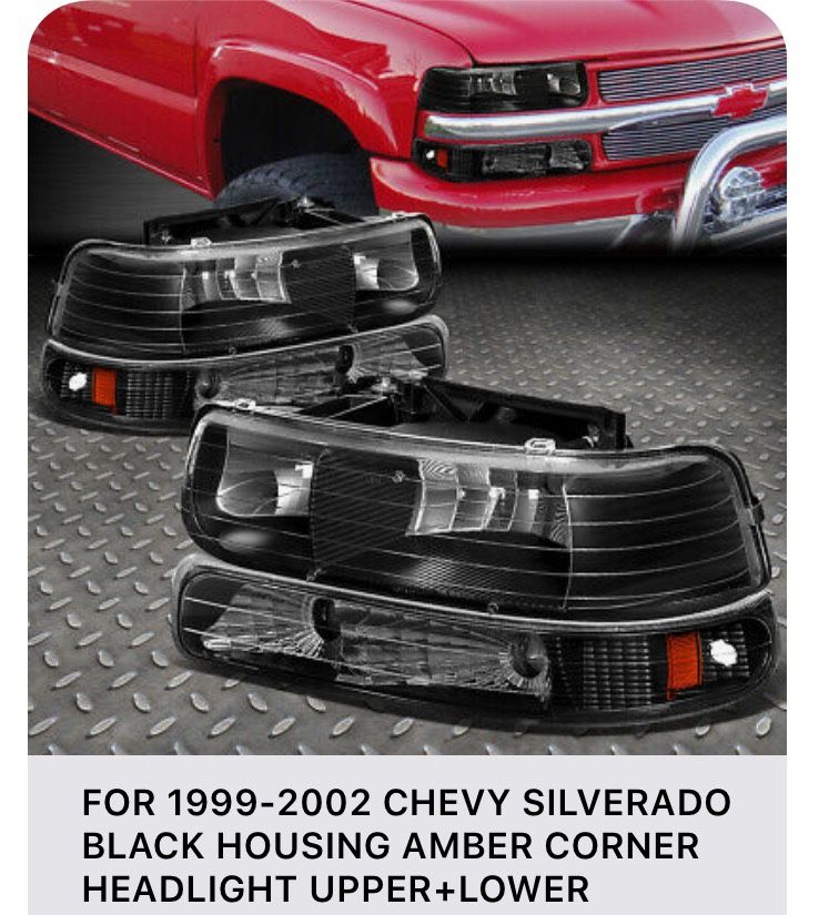 Silverado pk 99-02 new headlights