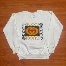 Vintage 80’s Gucci Boot Sweater  Size M