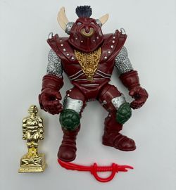 Vintage TMNT Warriors of the Forgotten Sewer Bebop Figure 1994 Weapon Statue