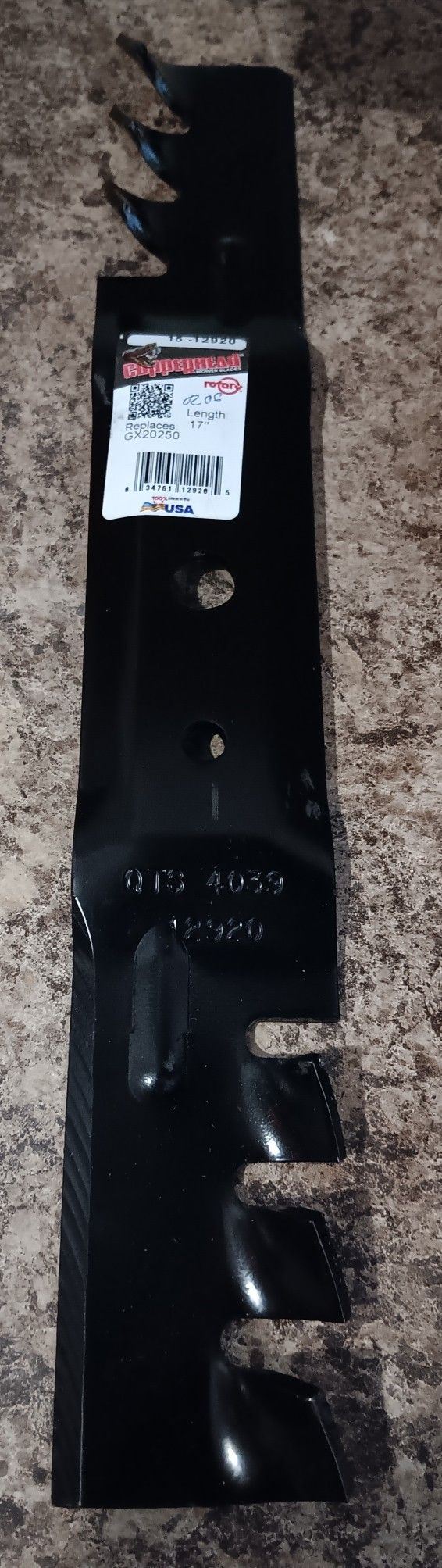 17" Mulching Blades ( Two For $20)