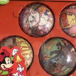 Set of 7 Disney ornaments