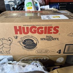 Huggies little snugglers size 4