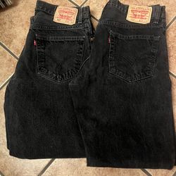Levi’s Jean’s Black Size 34x32 