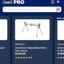 Dewalt -brand New -Mitre Saw Stand