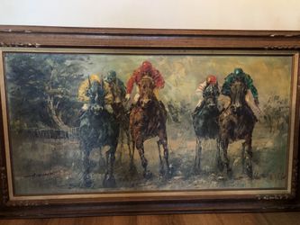 Original Anthony veccio Signed Oil Painting