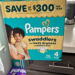 Pampers size 4