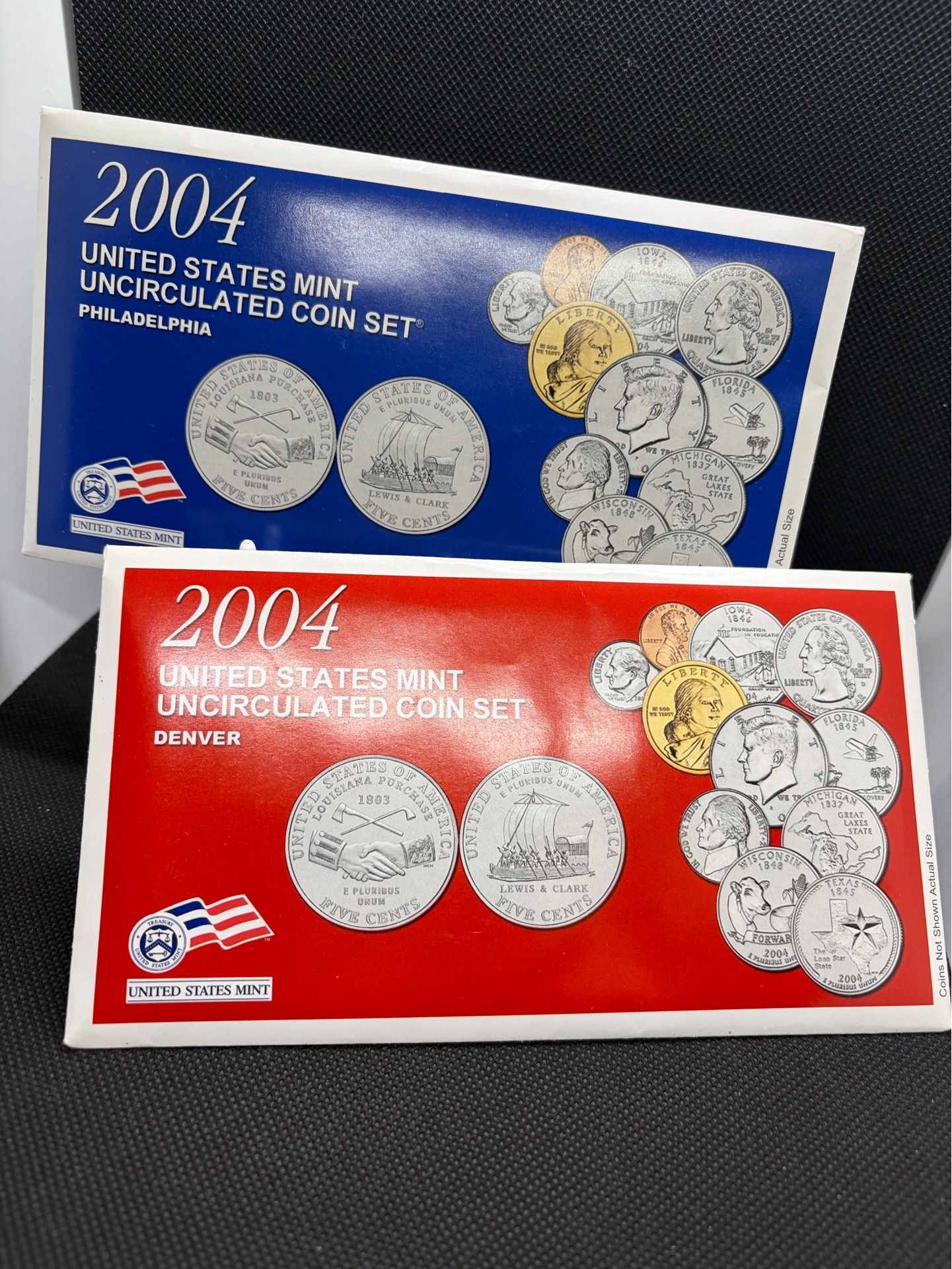 2004 U.S. Mint Uncirculated Coin Set (P & D Mint Set) β Complete 2-Set Bundle