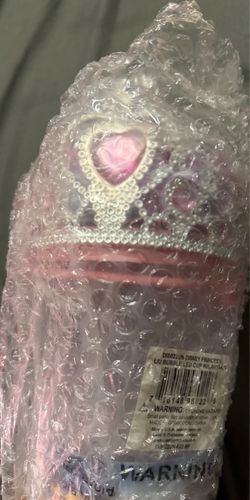 Disney Princess "Dream Big" Tumbler with Straw and Crown  -Brand new with it’s original packaging $25