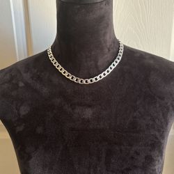 Silver Cuban chain