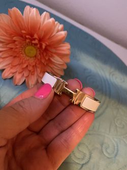 Hermès White /silver Bracelet