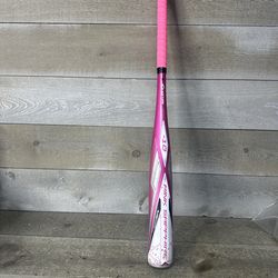 Easton Pink Sapphire Fast Pitch -10 FP18PSA 28” 18oz Softball Bat White Pink