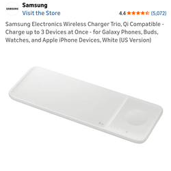 Samsung wireless charger 3-1 Qi charging station
