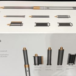 Dyson Airwrap Complete Long for Straight to Wavy Hair - Nickel / Copper