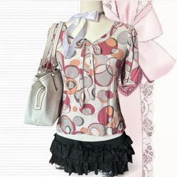 Charolette Russe funky y2k top