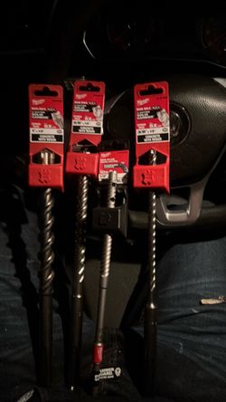Milwaukee SDS Max Hammer Drill Bits – 3 Pack