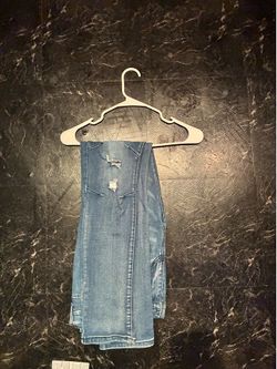 Blue denim jeans