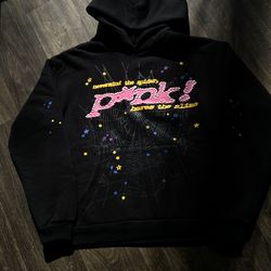 Spider P*nk Pull over hoodie -(Size L)