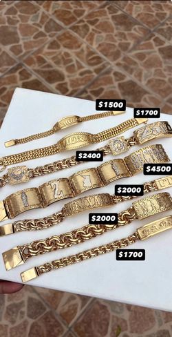 Oro laminado personalizado al gusto Gold filled bracelets with customization as you like