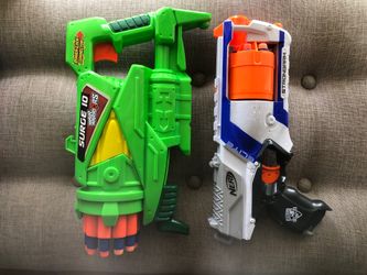 Nerf / Air warriors shooters with extra bullets