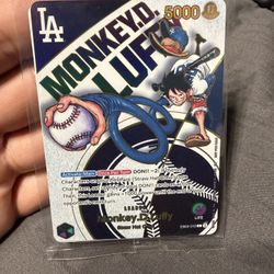 Dodgers One Piece Card (Read description)