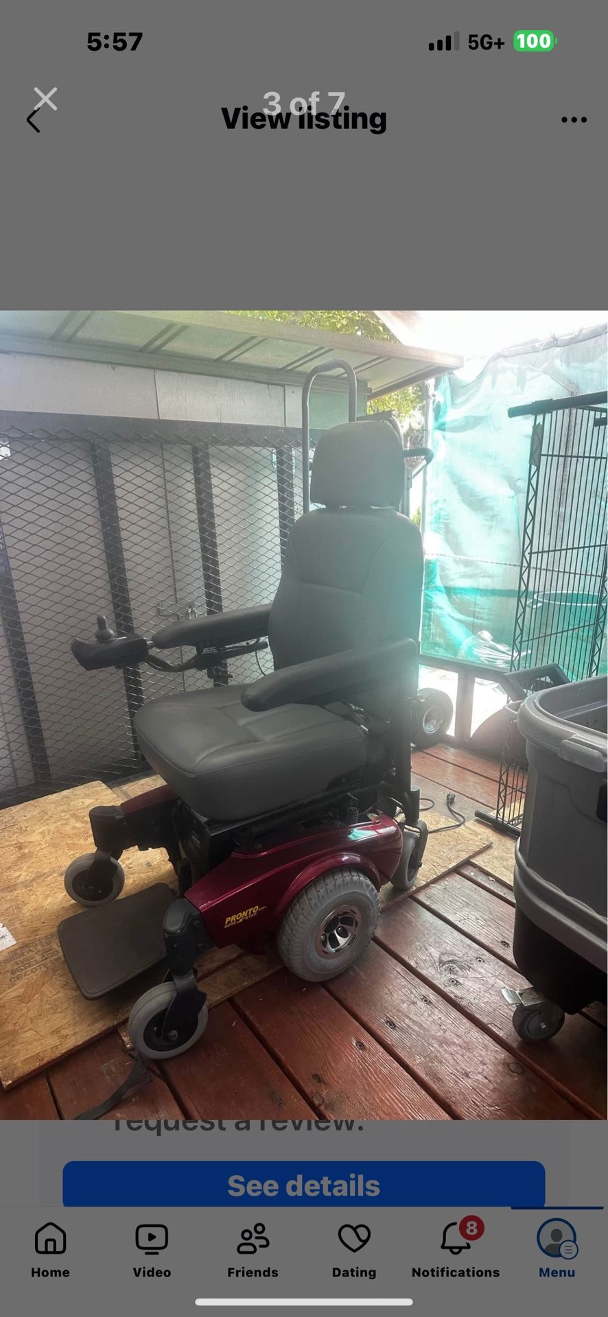 Electric Wheelchair Excellent Condition
