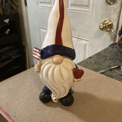 Patriotic Lawn Gnome