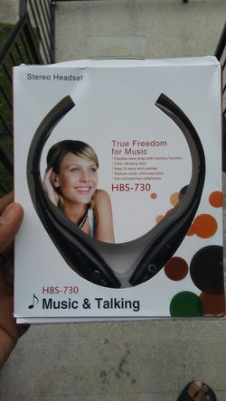 New Bluetooth headsets hbs-730