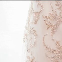 Hand Beaded Myrmiad Style Wedding Dress