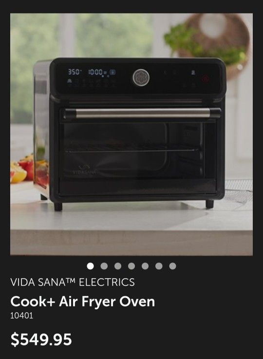 Princess House VIDA SANA Cook+ Air Fryer Oven