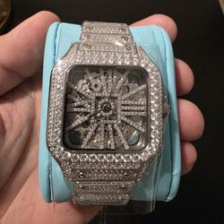 💎Moissanite Mens Watch 42mm