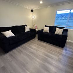 Brand New Corduroy Comfy Fabric Sofa Loveseat Set 