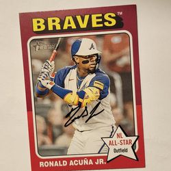 Topps Heritage Baseball 2024 Ronald Acuña Jr. 