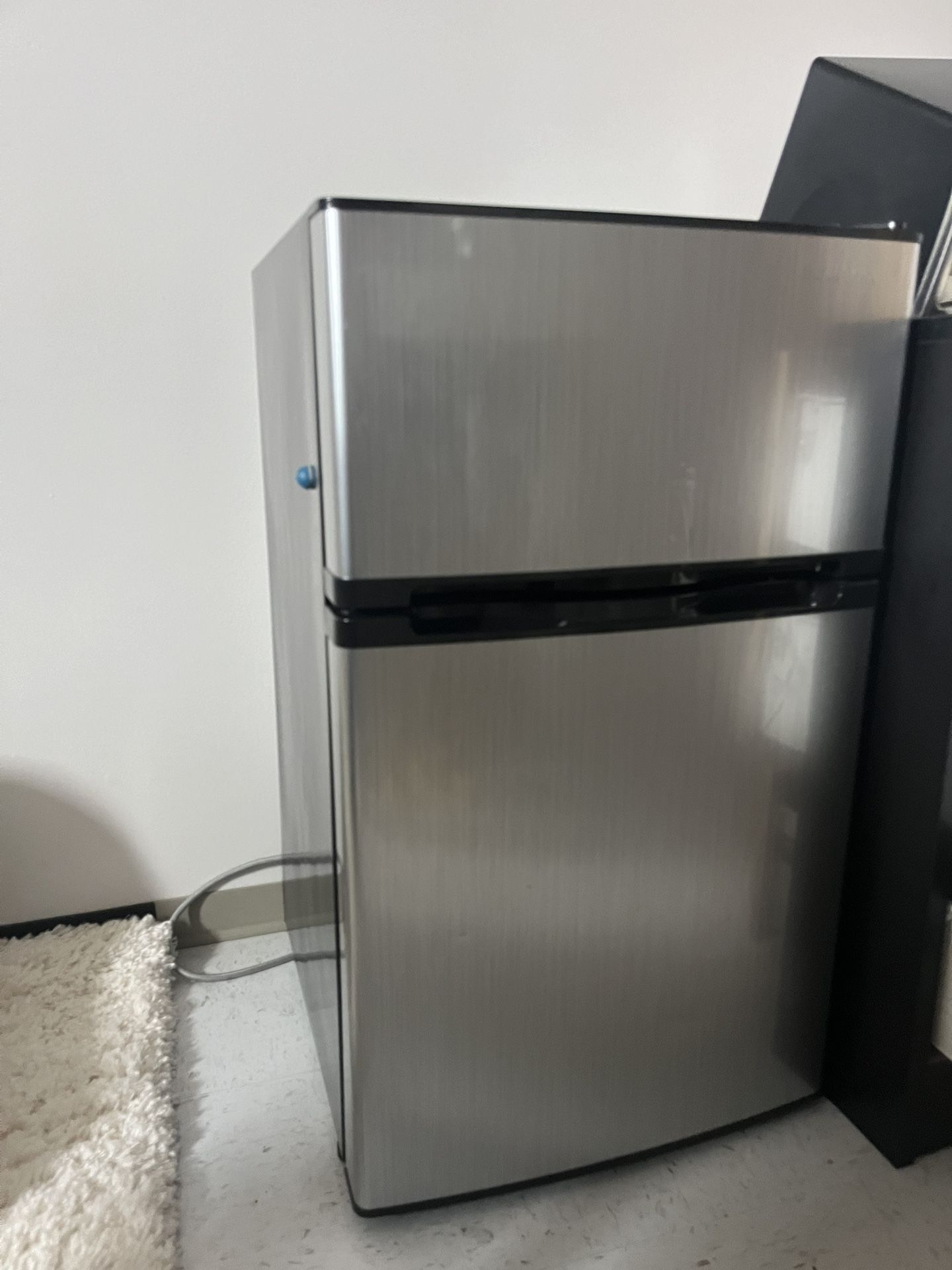 Mini Fridge with Freezer 