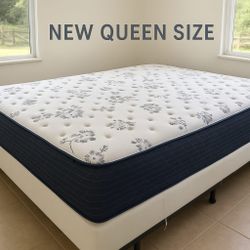 New Queen Mattress And Box Spring 2pc Bed Frame Is Not Included 
