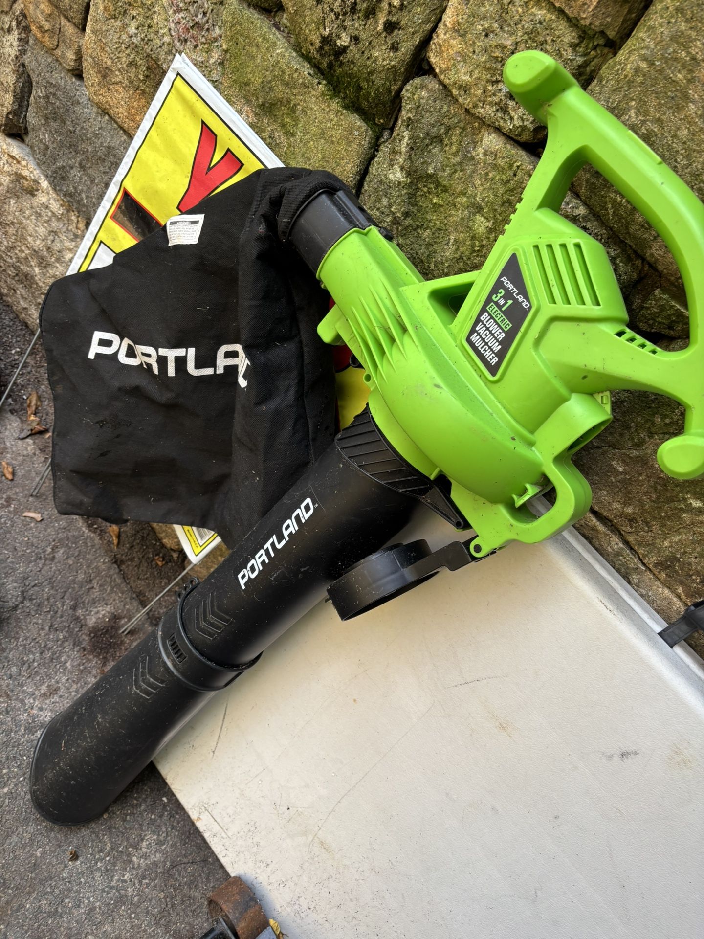 Portland Electric Leaf Blower Vacuum And Mulcher