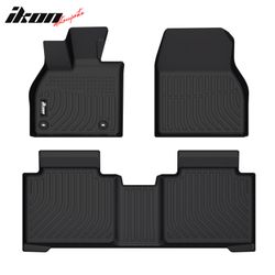 Fits 2023-2025 Subaru Solterra/Toyota bZ4X Floor Mats All Weather TPE 3D Carpets